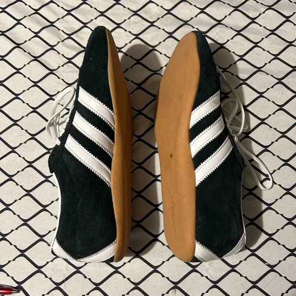 Men’s Black & White Adidas Tokyo Shoes - M10 - Picture 3 of 4